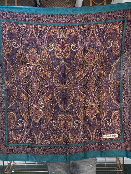 Handbags - YSL SILK BLEND SCARF